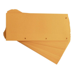 Elba Trennstreifen Duo 160 g/qm Karton - orange, 60 Stück