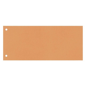 Q-Connect Trennstreifen - 190 g/qm Karton, orange, 100 Stück