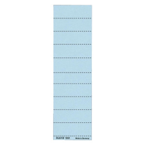 Leitz 1901 Blanko-Schildchen - Karton, 100 Stück, blau