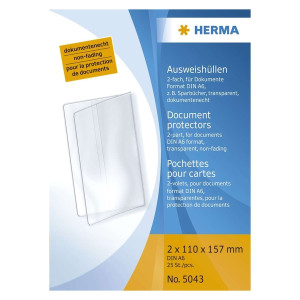 Herma 5043 Ausweishüllen 2xDIN A6