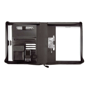 Alassio® Ringbuchmappe BERGAMO - A4, schwarz