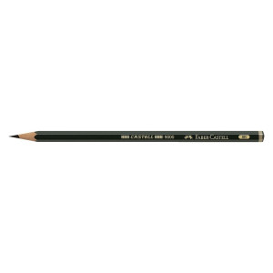 Faber-Castell Bleistift CASTELL® 9000 - 8B, dunkelgrün