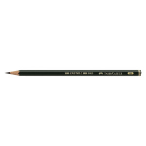 Faber-Castell Bleistift CASTELL® 9000 - 6B, dunkelgrün
