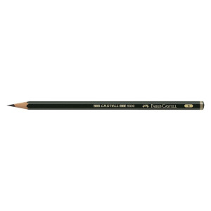 Faber-Castell Bleistift CASTELL® 9000 - B, dunkelgrün