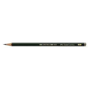 Faber-Castell Bleistift CASTELL® 9000 - H, dunkelgrün