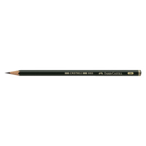 Faber-Castell Bleistift CASTELL® 9000 - 2H, dunkelgrün