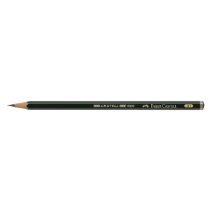 Faber-Castell Bleistift CASTELL® 9000 - 3H, dunkelgrün