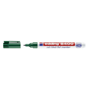Edding 8400 CD-Marker - permanent, ca. 0,5 - 1 mm, grün