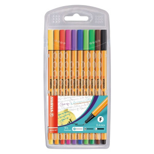 Stabilo® Fineliner point 88® Etui, mit 10 Stiften 8810