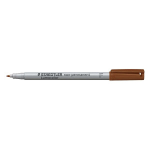 Staedtler® Feinschreiber Universalstift Lumocolor non-permanent, F, braun