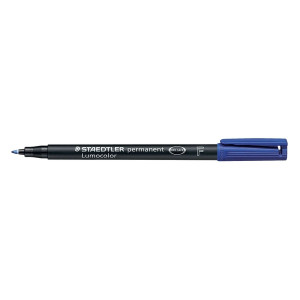 Staedtler® Feinschreiber Universalstift Lumocolor permanent, F, blau