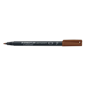 Staedtler® Feinschreiber Universalstift Lumocolor permanent, F, braun