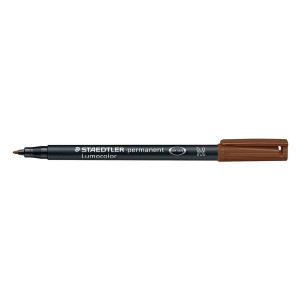 Staedtler® Feinschreiber Universalstift Lumocolor permanent, M, braun