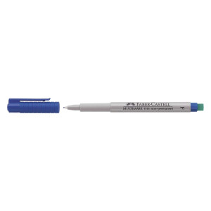 Faber-Castell CD-Marker MULTIMARK, wasserlöslich, Strichstärke: ca. 0,6 mm, blau