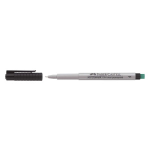 Faber-Castell CD-Marker MULTIMARK, wasserlöslich, Strichstärke: ca. 0,6 mm, schwarz