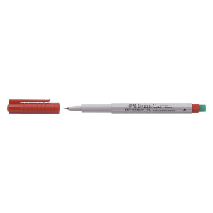 Faber-Castell CD-Marker MULTIMARK, wasserlöslich, Strichstärke: ca. 0,4 mm, rot