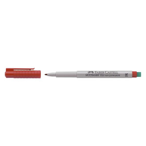 Faber-Castell CD-Marker MULTIMARK, wasserlöslich, Strichstärke: ca. 1 mm, rot