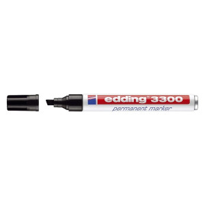 Edding 3300 Permanentmarker - nachfüllbar, 1 - 5 mm, schwarz