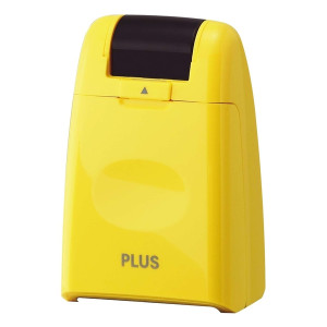 Plus Japan Rollstempel Camouflage - gelb