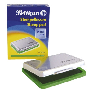 Pelikan Stempelkissen 3, getränkt, 70 x 50 mm, grün