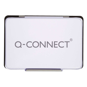 Q-Connect Stempelkissen 9 x 5,5cm schwarz