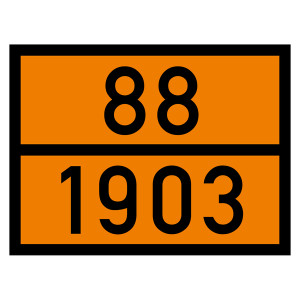 Warntafel 88 1903, orange, 400 x 300 mm