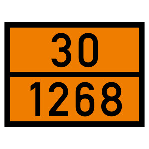Warntafel 30 1268, orange, 400 x 300 mm