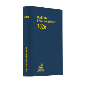 Beckscher Fristen-Kalender 2026 mit Übersicht wichtiger gesetzlicher Fristen