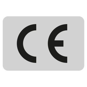 CE-Kennzeichen Aluminium Größe (BxH) 75 x 50 mm 25 Stück/Pack
