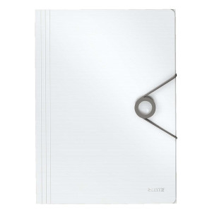 Leitz 4563 Dreiflügelmappe Solid - A4, PP, weiß