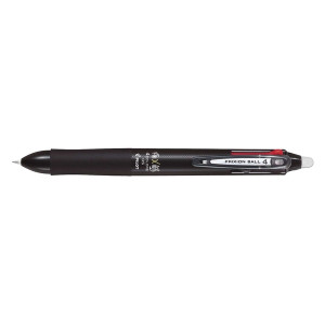 Pilot Tintenroller Frixion 4 - schwarz, 4-Farb-Tintenroller