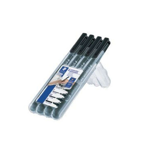 Staedtler® Feinschreiber Lumocolor® pen set Universalstift, STAEDTLER Box mit 4 Stiften
