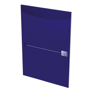 Oxford Office Briefblock - A4, blanko, blau, kopfgeleimt