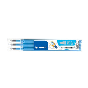 Pilot Tintenrollermine BLS-FR7-S3 - 0,4 mm, hellblau, Set à 3 Stück