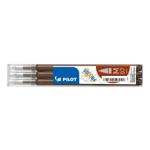 Pilot Tintenrollermine BLS-FR7-S3 - 0,4 mm, braun, Set à 3 Stück