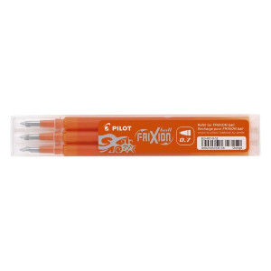 Pilot Tintenrollermine BLS-FR7 - 0,4 mm, orange, Set à 3 Stück