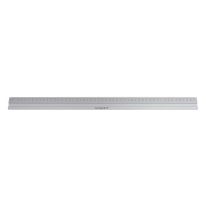 Q-CONNECT Lineal Alu - 50 cm, silber