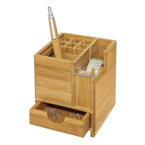 WEDO Schreibköcher Bambus braun