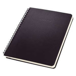 Sigel Modisch Collegeblock CONCEPTUM® - ca. A5, kariert, 80 Blatt, schwarz