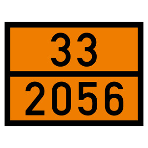 Warntafel 33 2056, orange, 400 x 300 mm