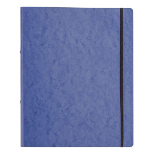 Pagna® Ringbuch Pressspan - A4, 2-Ring, Ring-Ø 16mm, Gummizug, blau