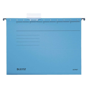 Leitz 1985 Hängemappe ALPHA® - Recyclingkarton, blau