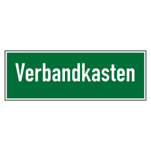 Rettungszeichen Verbandkasten