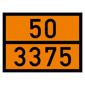 Warntafel 50 3375, orange, 400 x 300 mm