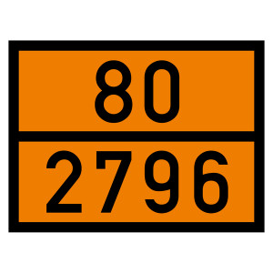 Warntafel 80 2796, orange, 400 x 300 mm