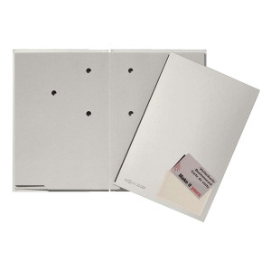 Pagna® Unterschriftsmappe - 20 Fächer, PP kaschiert, silber