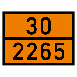 Warntafel 30 2265, orange, 400 x 300 mm
