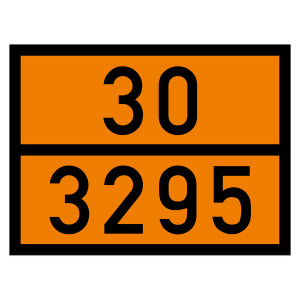 Warntafel 30 3295, orange, 400 x 300 mm