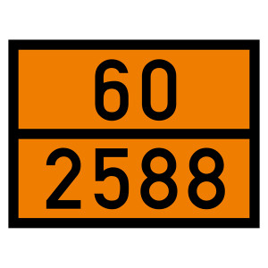 Warntafel 60 2588, orange, 400 x 300 mm