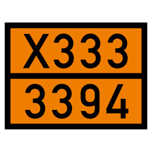 Warntafel X333 3394, orange, 400 x 300 mm